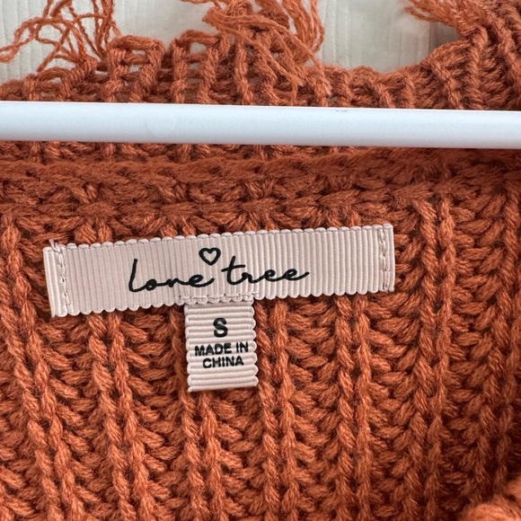 Love Tree Women's Color Block Sweater - Red, Cream, Pink - Picture 5 of 10